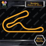 Tsukuba Circuit Raceway Track Map Only JDM Tuning Racing Decals Stickers Vinyl - Image 6