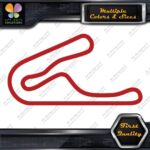 Tsukuba Circuit Raceway Track Map Only JDM Tuning Racing Decals Stickers Vinyl - Image 8