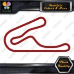 Tsukuba Circuit Raceway Track Map Only JDM Tuning Racing Decals Stickers Vinyl - Image 9