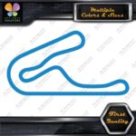 Tsukuba Circuit Raceway Track Map Only JDM Tuning Racing Decals Stickers Vinyl - Image 10