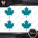 Canadian Maple Leaf Only Canada Emblem Pack of 4 MINI SIZE Decals Stickers Vinyl - Image 12