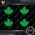 Canadian Maple Leaf Only Canada Emblem Pack of 4 MINI SIZE Decals Stickers Vinyl - Image 13