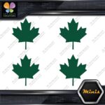 Canadian Maple Leaf Only Canada Emblem Pack of 4 MINI SIZE Decals Stickers Vinyl - Image 15