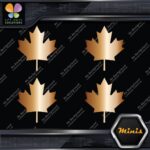 Canadian Maple Leaf Only Canada Emblem Pack of 4 MINI SIZE Decals Stickers Vinyl - Image 18