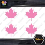 Canadian Maple Leaf Only Canada Emblem Pack of 4 MINI SIZE Decals Stickers Vinyl - Image 19