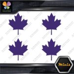 Canadian Maple Leaf Only Canada Emblem Pack of 4 MINI SIZE Decals Stickers Vinyl - Image 21
