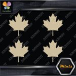 Canadian Maple Leaf Only Canada Emblem Pack of 4 MINI SIZE Decals Stickers Vinyl - Image 22