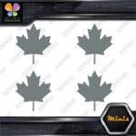 Canadian Maple Leaf Only Canada Emblem Pack of 4 MINI SIZE Decals Stickers Vinyl - Image 5