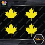 Canadian Maple Leaf Only Canada Emblem Pack of 4 MINI SIZE Decals Stickers Vinyl - Image 6