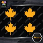 Canadian Maple Leaf Only Canada Emblem Pack of 4 MINI SIZE Decals Stickers Vinyl - Image 7