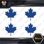 Canadian Maple Leaf Only Canada Emblem Pack of 4 MINI SIZE Decals Stickers Vinyl - Image 10
