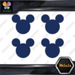 Compatible Mickey Mouse Face Emblem Pack of 4 MINI SIZE Decals Stickers Vinyl - Image 11
