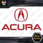Compatible Acura Logo Over Name Emblem JDM Cars Trucks Decals Stickers Vinyl