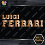 Compatible Luigi Ferrari Luxury Sports Cars Tuning Racing Vinyl Decals Stickers - Image 19