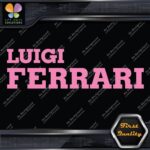 Compatible Luigi Ferrari Luxury Sports Cars Tuning Racing Vinyl Decals Stickers - Image 21
