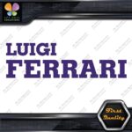 Compatible Luigi Ferrari Luxury Sports Cars Tuning Racing Vinyl Decals Stickers - Image 22