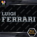 Compatible Luigi Ferrari Luxury Sports Cars Tuning Racing Vinyl Decals Stickers - Image 4