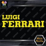 Compatible Luigi Ferrari Luxury Sports Cars Tuning Racing Vinyl Decals Stickers - Image 7