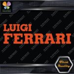Compatible Luigi Ferrari Luxury Sports Cars Tuning Racing Vinyl Decals Stickers - Image 9