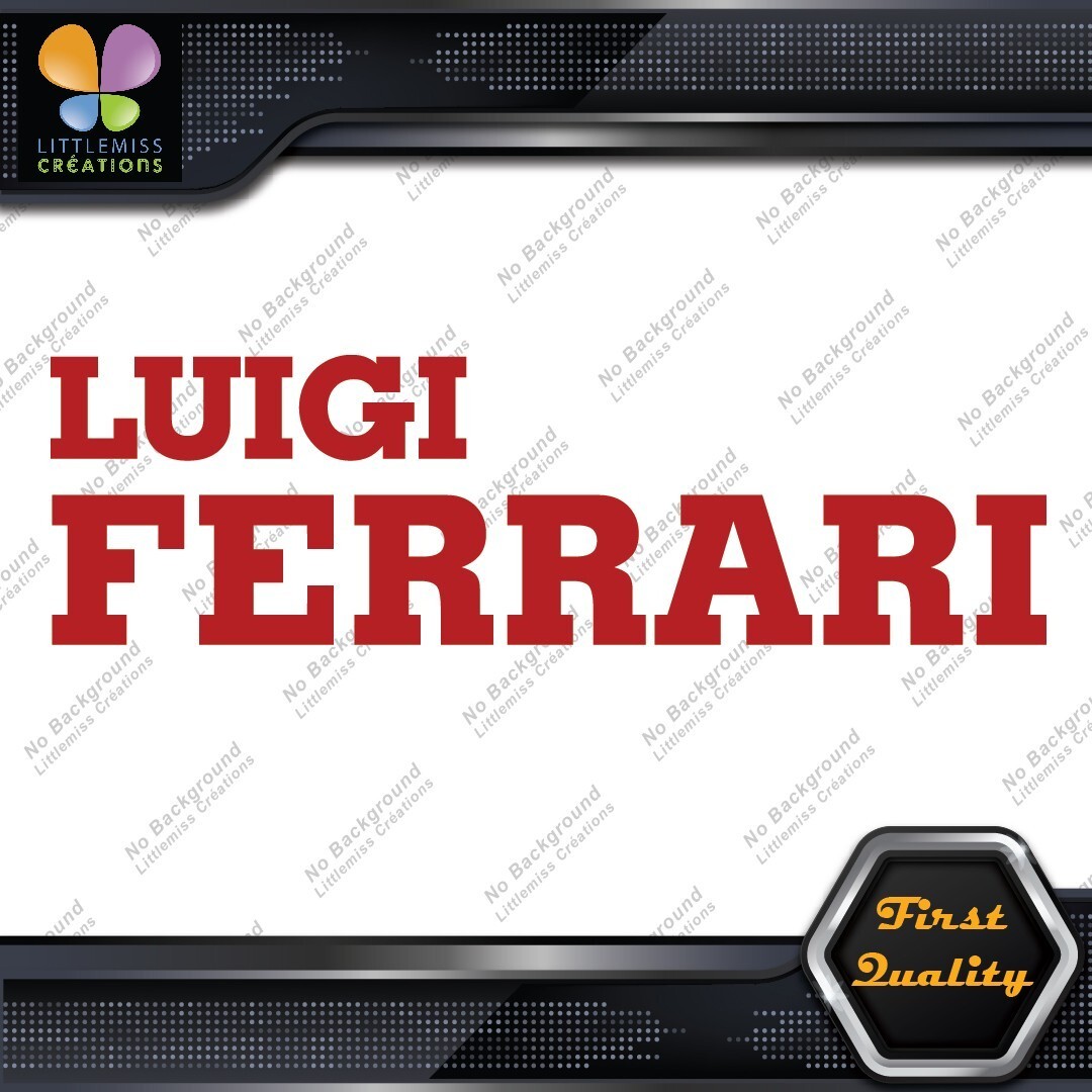 Compatible Luigi Ferrari Luxury Sports Cars Tuning Racing Vinyl Decals Stickers 276932969367 Compatible Luigi Ferrari Luxury Sports Cars Tuning Racing Vinyl Decals Stickers - Image 1