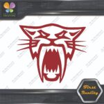 Compatible Arctic Cat Snowbiles Head Only Mouth Fangs Vinyls Decals Stickers - Image 16