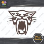 Compatible Arctic Cat Snowbiles Head Only Mouth Fangs Vinyls Decals Stickers - Image 23