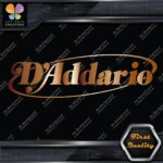 Compatible D'addario Guitars Vintage Oval Logo Music Vinyl Decals Stickers - Image 19