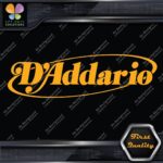 Compatible D'addario Guitars Vintage Oval Logo Music Vinyl Decals Stickers - Image 6