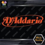 Compatible D'addario Guitars Vintage Oval Logo Music Vinyl Decals Stickers - Image 7