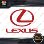Compatible Lexus Name Under Logo Circle L on Top JDM Vinyl Decals Stickers