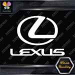 Compatible Lexus Name Under Logo Circle L on Top JDM Vinyl Decals Stickers - Image 3