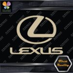 Compatible Lexus Name Under Logo Circle L on Top JDM Vinyl Decals Stickers - Image 22