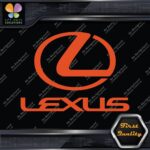 Compatible Lexus Name Under Logo Circle L on Top JDM Vinyl Decals Stickers - Image 8