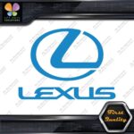 Compatible Lexus Name Under Logo Circle L on Top JDM Vinyl Decals Stickers - Image 9