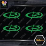 Compatible Rota Wheels Rims Emblem Pack of 4 MINI SIZE Decals Stickers Vinyl - Image 14