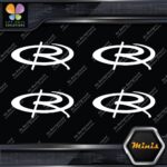 Compatible Rota Wheels Rims Emblem Pack of 4 MINI SIZE Decals Stickers Vinyl - Image 3