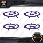 Compatible Rota Wheels Rims Emblem Pack of 4 MINI SIZE Decals Stickers Vinyl - Image 22