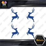 Deer Jumping Male Buck Left & Right Pack of 4 MINI SIZE Decals Stickers Vinyl - Image 11