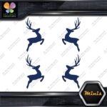 Deer Jumping Male Buck Left & Right Pack of 4 MINI SIZE Decals Stickers Vinyl - Image 12