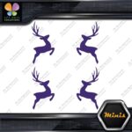 Deer Jumping Male Buck Left & Right Pack of 4 MINI SIZE Decals Stickers Vinyl - Image 22