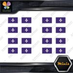 Quebec Flag Canadian Drapeau Québec Pack of 4 MINI SIZE Decals Stickers Vinyl - Image 22