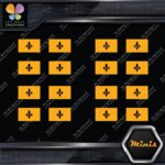 Quebec Flag Canadian Drapeau Québec Pack of 4 MINI SIZE Decals Stickers Vinyl - Image 7