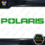 Compatible Polaris Snowmobiles Modern Solid Name Logo Vinyl Decals Stickers - Image 11