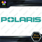 Compatible Polaris Snowmobiles Modern Solid Name Logo Vinyl Decals Stickers - Image 12