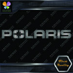 Compatible Polaris Snowmobiles Modern Solid Name Logo Vinyl Decals Stickers - Image 14