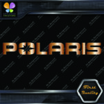 Compatible Polaris Snowmobiles Modern Solid Name Logo Vinyl Decals Stickers - Image 15