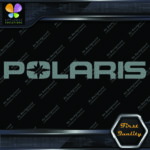 Compatible Polaris Snowmobiles Modern Solid Name Logo Vinyl Decals Stickers - Image 17