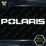 Compatible Polaris Snowmobiles Modern Solid Name Logo Vinyl Decals Stickers - Image 4