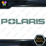 Compatible Polaris Snowmobiles Modern Solid Name Logo Vinyl Decals Stickers - Image 5