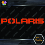 Compatible Polaris Snowmobiles Modern Solid Name Logo Vinyl Decals Stickers - Image 7